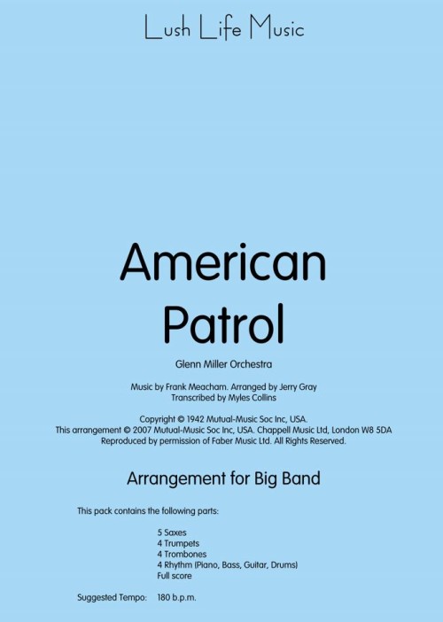 AMERICAN PATROL (Miller)